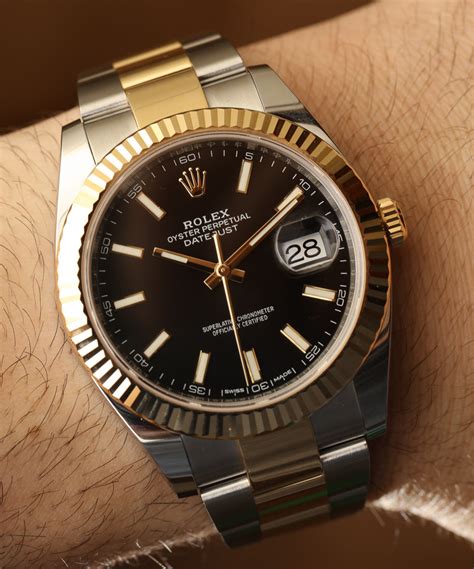 rolex dayjust mit zahlen|Rolex Datejust two tone 40.